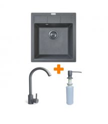 Adamant Набор кухонная Brick, искуственный камень, квадрат, без крыла, 460x515x200