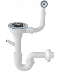 Adamant Набор кухонная Brick, искуственный камень, квадрат, без крыла, 460x515x200мм, чаша - 1, врезная, черный + смеситель