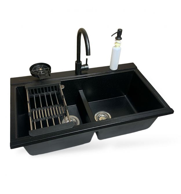 Adamant Набор кухонный Similar, искуственный камень, прямоуг., без крыла, 885x505x