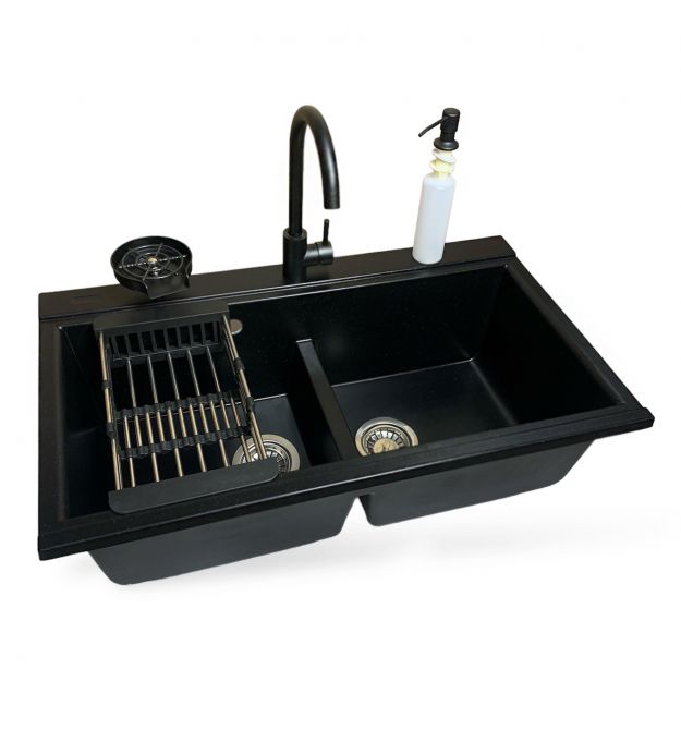 Adamant Набор кухонный Similar, искуственный камень, прямоуг., без крыла, 885x505x