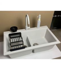 Adamant Набор кухонный Similar, искуственный камень, прямоуг., без крыла, 885x505x