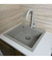 Adamant Набор кухонный Univer, искуственный камень, квадрат, без крыла, 560х500х