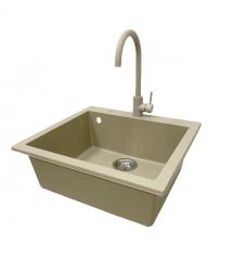 Adamant Набор кухонный Univer, искуственный камень, квадрат, без крыла, 560х500х