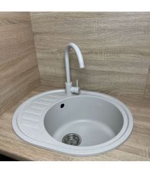 Adamant Набор кухонный Ovum, искуственный камень, овальная, с крылом, 615х495х20