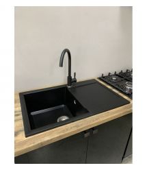 Adamant Набор кухонный Horizon, искуственный камень, прямоуг., с крылом, 780х495х