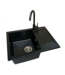 Adamant Набор кухонный Minimal, искуственный камень, прямоуг., с крылом, 615х495х