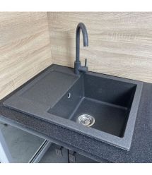 Adamant Набор кухонный Minimal, искуственный камень, прямоуг., с крылом, 615х495х