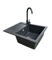 Adamant Набор кухонный Minimal, искуственный камень, прямоуг., с крылом, 615х495х