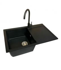 Adamant Набор кухонный Horizon, искуственный камень, прямоуг., с крылом, 780х495х