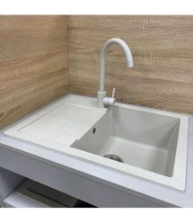 Adamant Набор кухонный Anila, искуственный камень, прямоуг., с крылом, 645х495х20