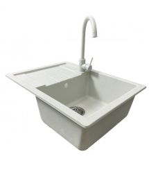 Adamant Набор кухонный Anila, искуственный камень, прямоуг., с крылом, 645х495х20