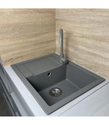 Adamant Набор кухонный Anila, искуственный камень, прямоуг., с крылом, 645х495х20