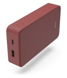 HAMA Акумулятор портативний літій-іонний Power Bank Hama 20000 мА·год, USB-C, USB-A, red