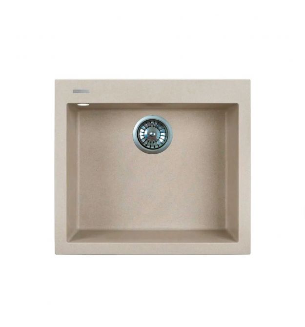 Adamant Мойка кухонная Adamant Univer, искуственный камень, квадрат, без крыла, 560х500х200мм, чаша - 1, врезная, Avena