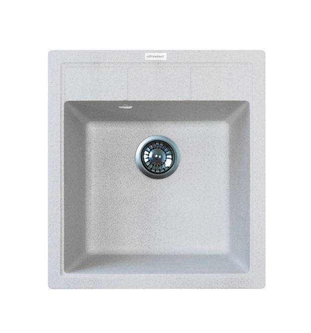 Adamant Мойка кухонная Brick, искуственный камень, квадрат, без крыла, 460x515x200мм, чаша - 1, врезная, Old stone