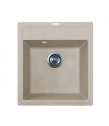 Adamant Мойка кухонная Brick, искуственный камень, квадрат, без крыла, 460x515x200мм, чаша - 1, врезная, Avena