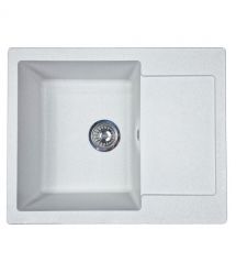 Adamant Мойка кухонная Minimal, искуственный камень, прямоуг., с крылом, 615х495х200мм, чаша - 1, врезная, Old stone