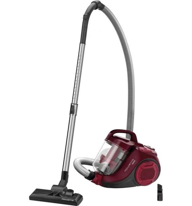 Rowenta Пылесос контейнерный Compact Power Cyclonic, 750Вт, конт пыль -1.2л, НЕРА, красный