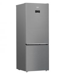 Beko Ref Beko with bottom freezer, 192x70x74.5, ref-340L, freez.-150L, 2doors, D, NF, display, HarvestFresh, inox