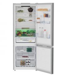 Beko Ref Beko with bottom freezer, 192x70x74.5, ref-340L, freez.-150L, 2doors, D, NF, display, HarvestFresh, inox