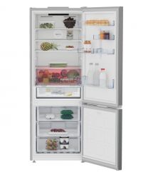 Beko Ref Beko with bottom freezer, 192x70x74.5, ref-340L, freez.-150L, 2doors, D, NF, display, HarvestFresh, inox