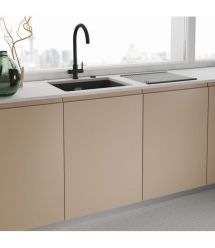 Franke Смеситель для кухни Lina J Clear Water 2.0, дл.излива - 212 мм, поворотный, 1+1 фильтр, черный матовый