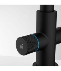 Franke Смеситель для кухни Lina J Clear Water 2.0, дл.излива - 212 мм, поворотный, 1+1 фильтр, черный матовый