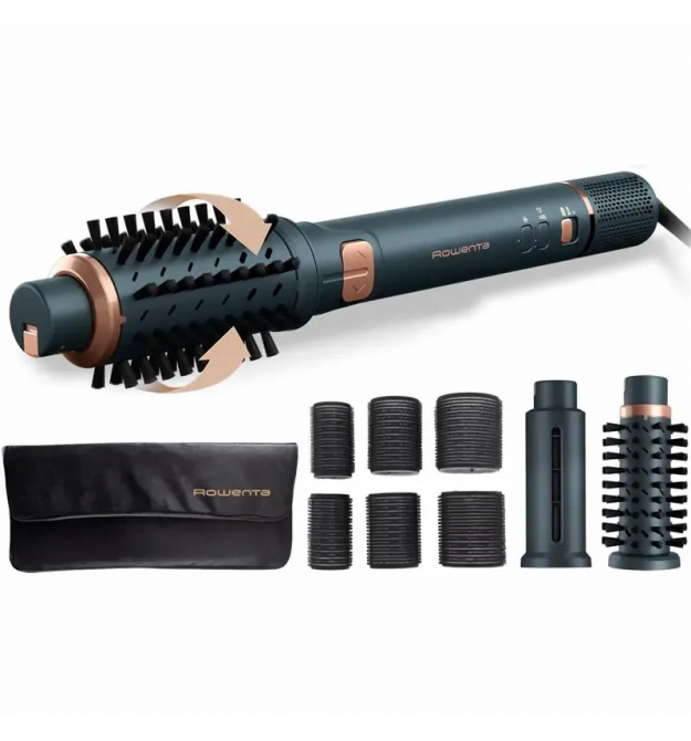 Rowenta Rowenta hair dryer brush Air Rotate, 1300W, 4 modes, ioniz-i, cold blowing, ceramics, black