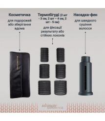 Rowenta Rowenta hair dryer brush Air Rotate, 1300W, 4 modes, ioniz-i, cold blowing, ceramics, black