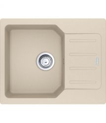 Franke Мойка кухонная City, фрагранит, прямоуг., с крылом, 620х500х190мм, чаша- 1, врезная, оборотная, UCG 611-62, бежевый