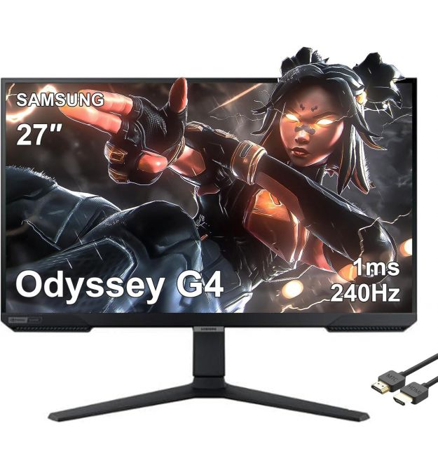 Samsung Монітор Samsung 27" Odyssey G4 S27BG400EI 2*HDMI, DP,, IPS, 240Hz, 1ms