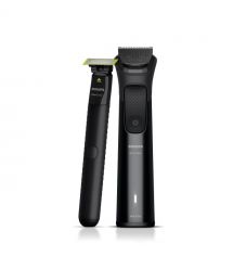 Philips Триммер універсальний Series 9000 для лица, головы, тела, акум., насадок-25, сталь, черный