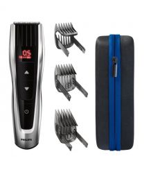 Philips Машинка для стрижки Series 9000, акум., роторный мотор, насадок-3, кейс, сталь, чорно-серый