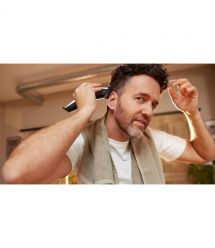 Philips Машинка для стрижки Series 9000, акум., роторный мотор, насадок-3, кейс, сталь, чорно-серый