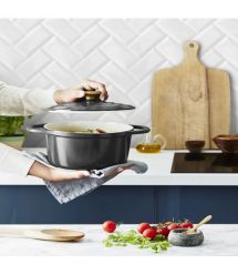 Tefal Tefal Air Casserole with lid, 3.1 L, aluminum, black