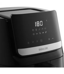 Sencor Мультипечь Vita, 1600Вт, чаша-6.5л, сенсорное управл., 8 программ, нерж. сталь, пластик, черный