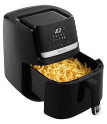 Sencor Мультипечь Vita, 1600Вт, чаша-6.5л, сенсорное управл., 8 программ, нерж. сталь, пластик, черный