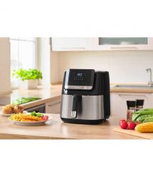 Sencor Мультипечь Vita, 1600Вт, чаша-6.5л, сенсорное управл., 10 программ, нерж. сталь, пластик, черный