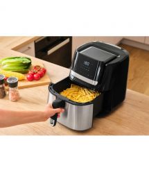 Sencor Мультипечь Vita, 1600Вт, чаша-6.5л, сенсорное управл., 10 программ, нерж. сталь, пластик, черный