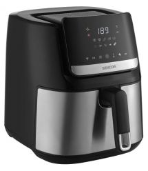 Sencor Мультипечь Vita, 1600Вт, чаша-6.5л, сенсорное управл., 10 программ, нерж. сталь, пластик, черный