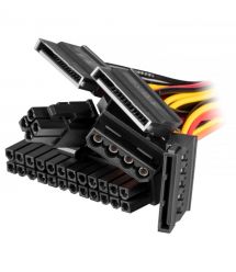 2E Корпус 2E TeamX TMX04 з БЖ 2E ATX500W, 2xUSB3.0, 1x80мм, VGA 220мм, mATX, чорний