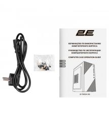 2E Корпус 2E TeamX TMX04 з БЖ 2E ATX500W, 2xUSB3.0, 1x80мм, VGA 220мм, mATX, чорний