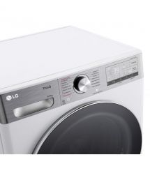 LG Стирально-сушильная машина фронтальная, 9(5)кг, 1200, А, 48см, дисплей, пар, инвертор, белый
