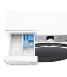 LG Стирально-сушильная машина фронтальная, 9(5)кг, 1200, А, 48см, дисплей, пар, инвертор, белый