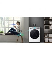 LG Стирально-сушильная машина фронтальная, 9(5)кг, 1200, А, 48см, дисплей, пар, инвертор, белый