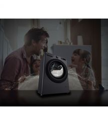LG Стирально-сушильная машина фронтальная, 9(5)кг, 1200, A, 48см, дисплей, пар, инвертор, черный