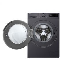 LG Стирально-сушильная машина фронтальная, 9(5)кг, 1200, A, 48см, дисплей, пар, инвертор, черный