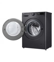 LG Стирально-сушильная машина фронтальная, 9(5)кг, 1200, A, 48см, дисплей, пар, инвертор, черный