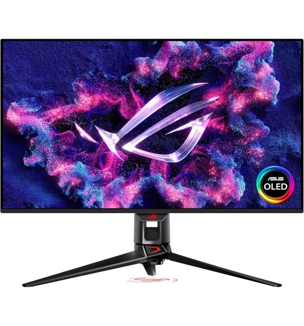 ASUS Монітор Asus 31.5" ROG Swift PG32UCDMZ 2xHDMI, DP, USB-C, 3xUSB, QD-OLED, 3840x2160, 240Hz, 0.03ms, DCI-P3 99%, Adap