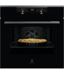 Electrolux Духова шафа Electrolux електрична, 72л, A+, пара, дисплей, конвекція, телескопічні напрямні, чорний